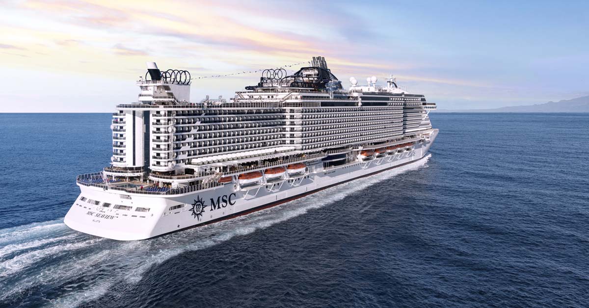 MSCクルーズのMSCシービュー | 更に海を近くに感じる未来のクルーズ船